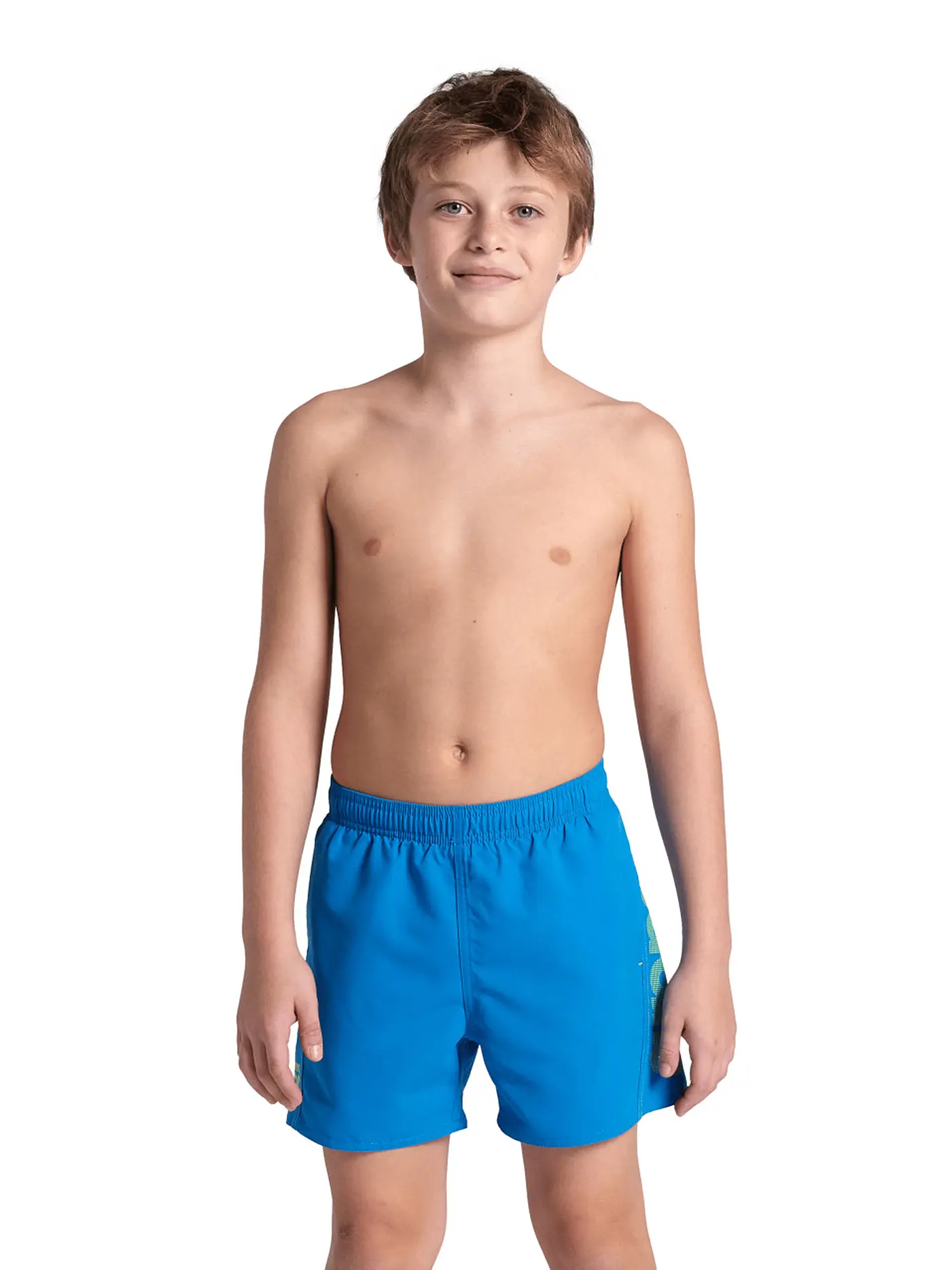 ARENA | Jungen Badeshort Fundamentals Logo | blau