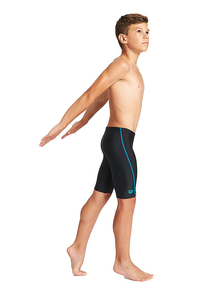 ARENA | Jungen Beinbadehose Logo Jammer | schwarz