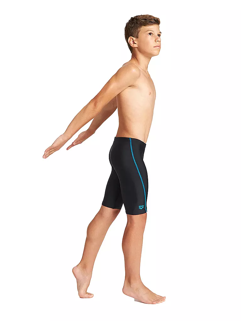 ARENA | Jungen Beinbadehose Logo Jammer | schwarz