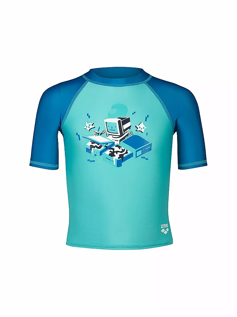 ARENA | Kinder Beachshirt Lycra UV | türkis