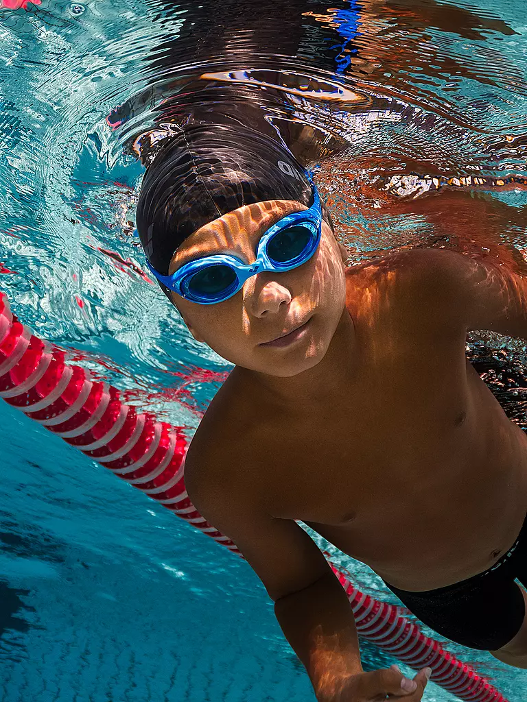 ARENA | Kinder Schwimmbrille Spider JR | blau