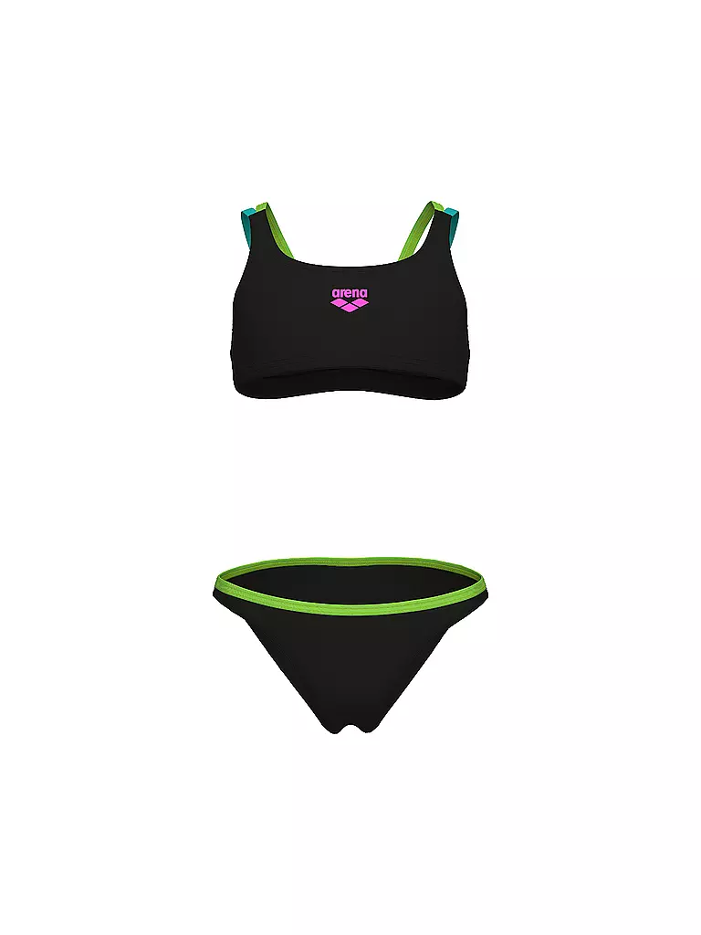ARENA | Mädchen Bikini | schwarz