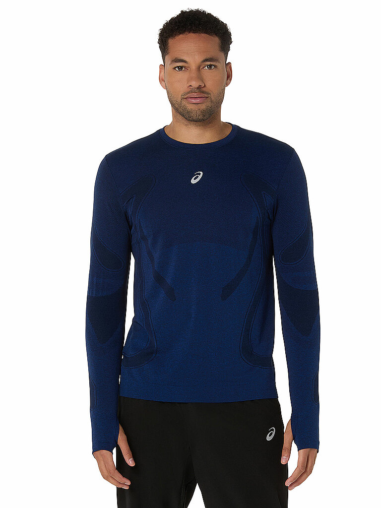 ASICS Herren Laufshirt Road Seamless dunkelblau | XL
