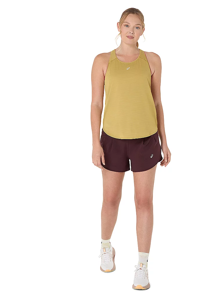 ASICS Damen Laufshorts Road 3,5 in dunkelrot | S — Bild 3