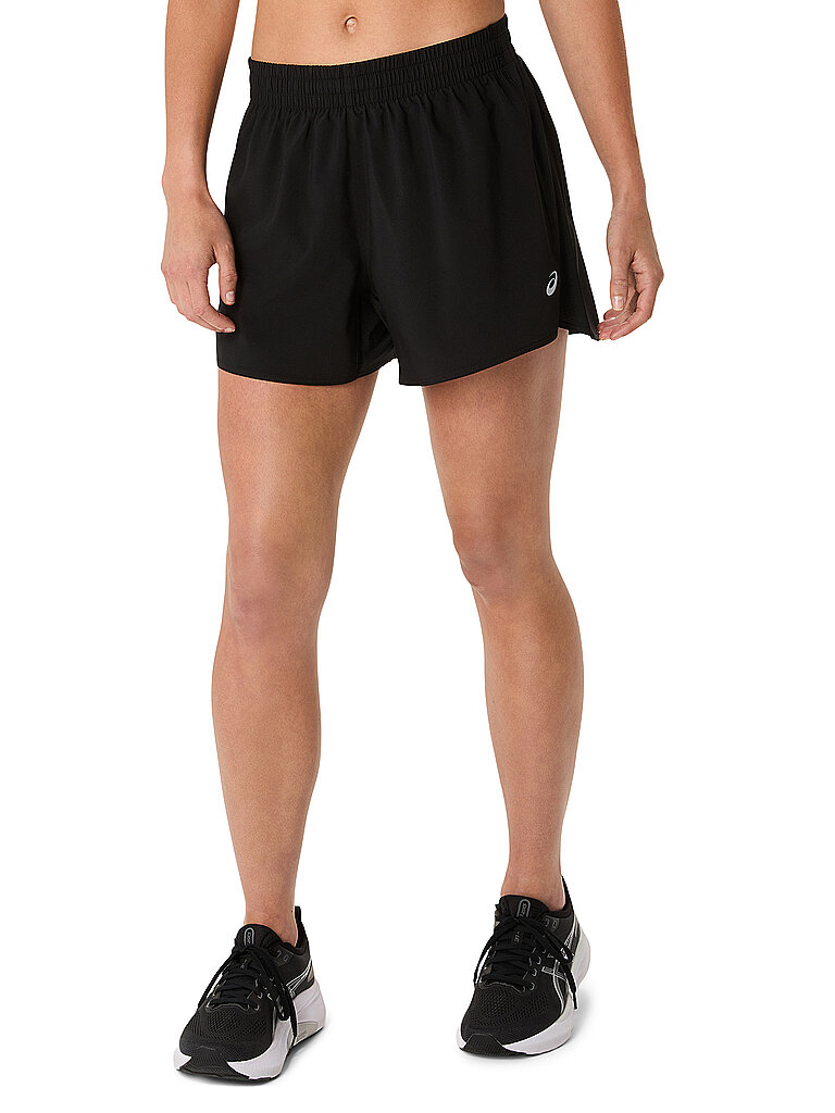ASICS Damen Laufshorts Core 4IN schwarz | XS