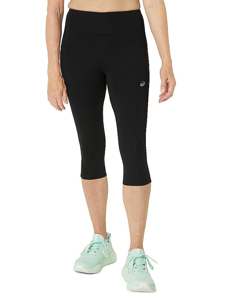 ASICS Damen Lauftight Road High Waist Capri schwarz | S — Bild 2