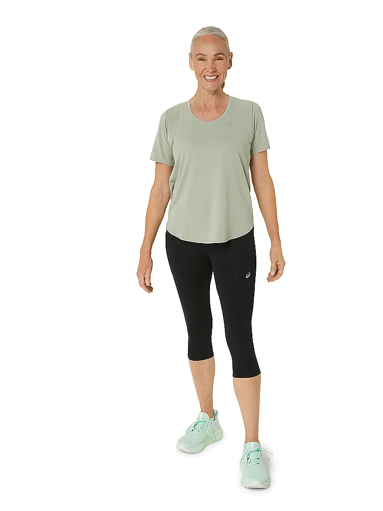 ASICS Damen Lauftight Road High Waist Capri schwarz | S — Bild 3