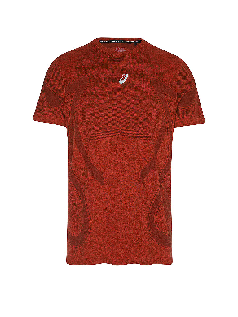 ASICS Herren Laufshirt Road Seamless dunkelrot | L