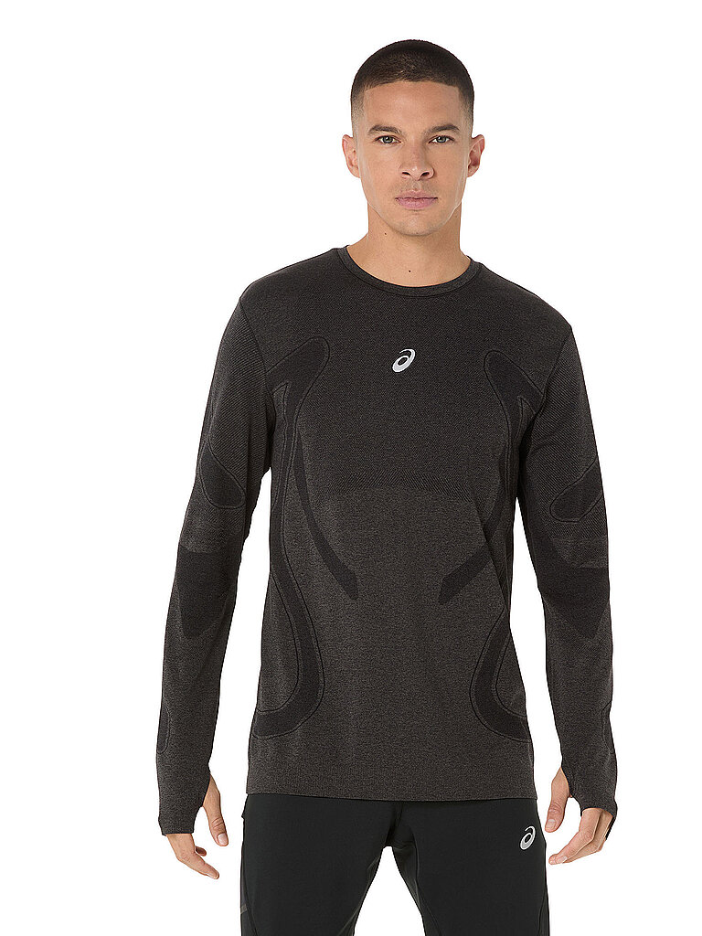 ASICS Herren Laufshirt Road Seamless schwarz | S
