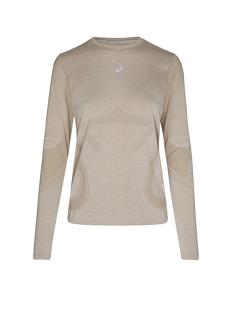 ASICS Damen Laufshirt Road Seamless camel | XS