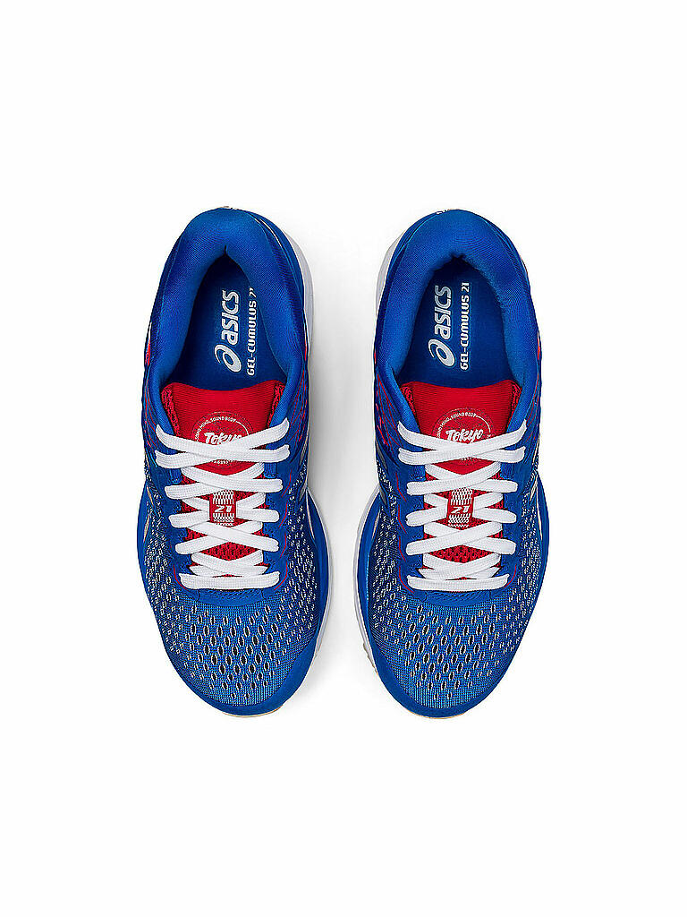 ASICS | Damen Laufschuh Gel Cumulus 21 ELECTRIC BLUE / WHITE | 