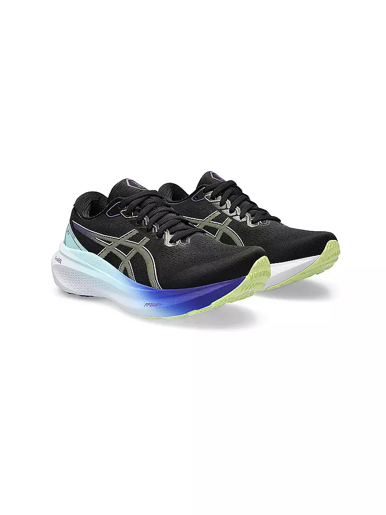 ASICS | Damen Laufschuhe Gel-Kayano™ 30 BLACK/GLOW YELLOW | blau