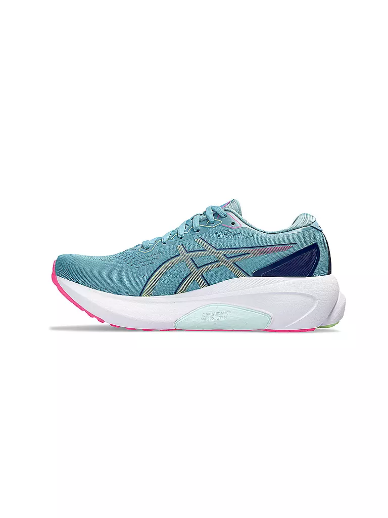 ASICS | Damen Laufschuhe Gel-Kayano™ 30 GRIS BLUE/LIME GREEN | schwarz