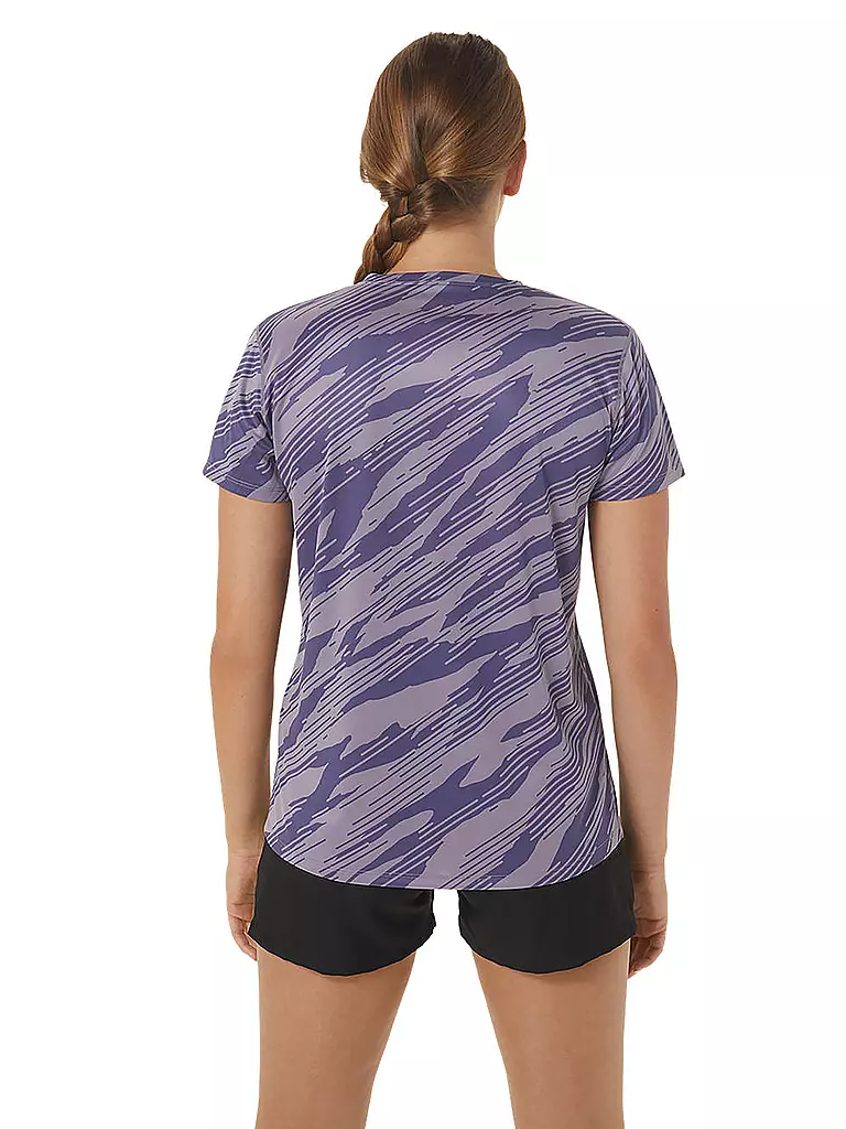 ASICS | Damen Laufshirt Core All Over Print | lila