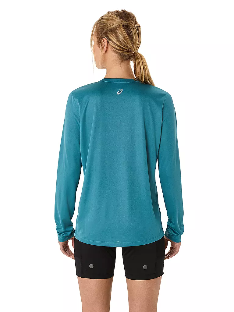 ASICS | Damen Laufshirt Fujitrail Logo LS Top | petrol