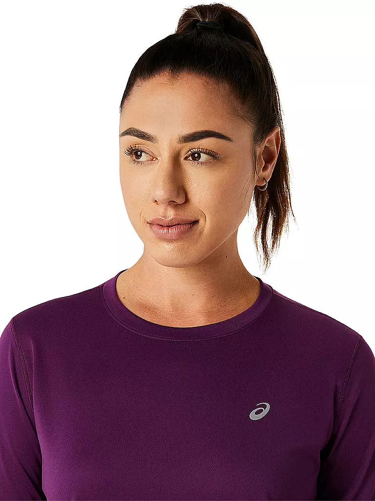 ASICS LS Damen Top Katakana Laufshirt lila