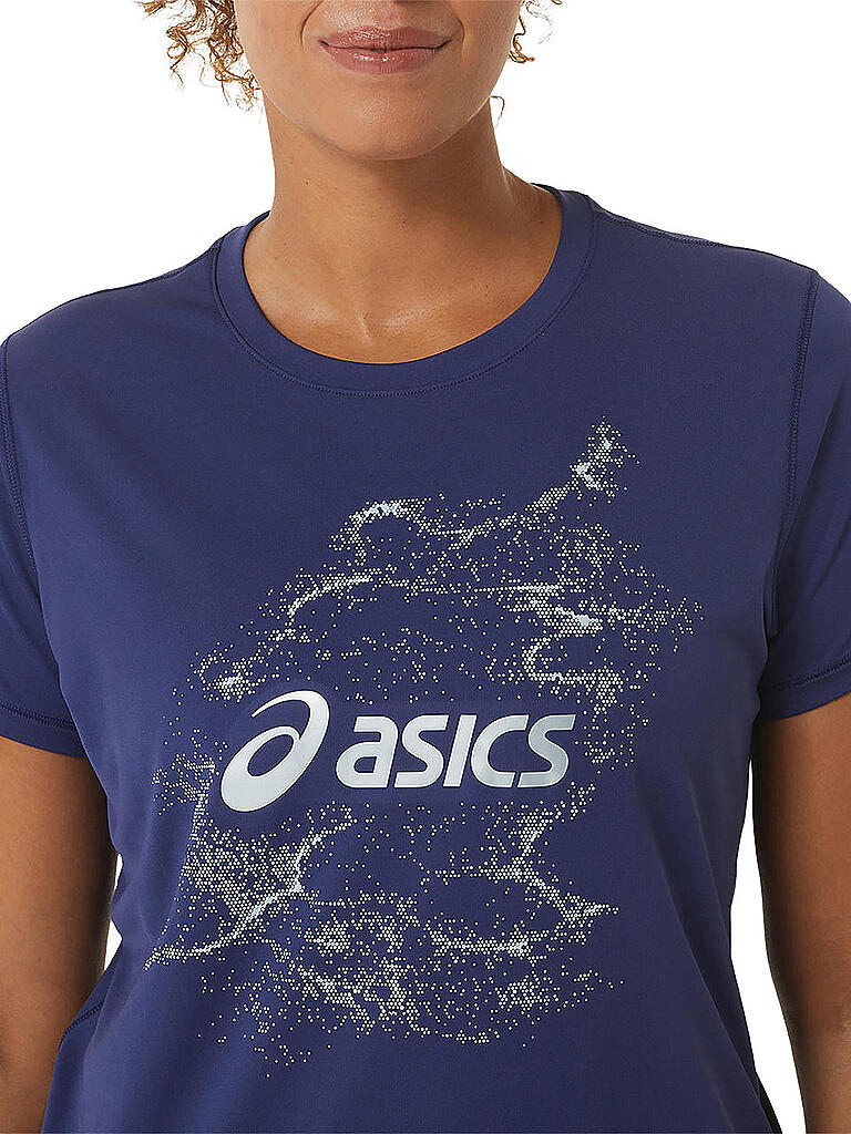 ASICS | Damen Laufshirt Nagino™ Graphic Run SS | dunkelblau