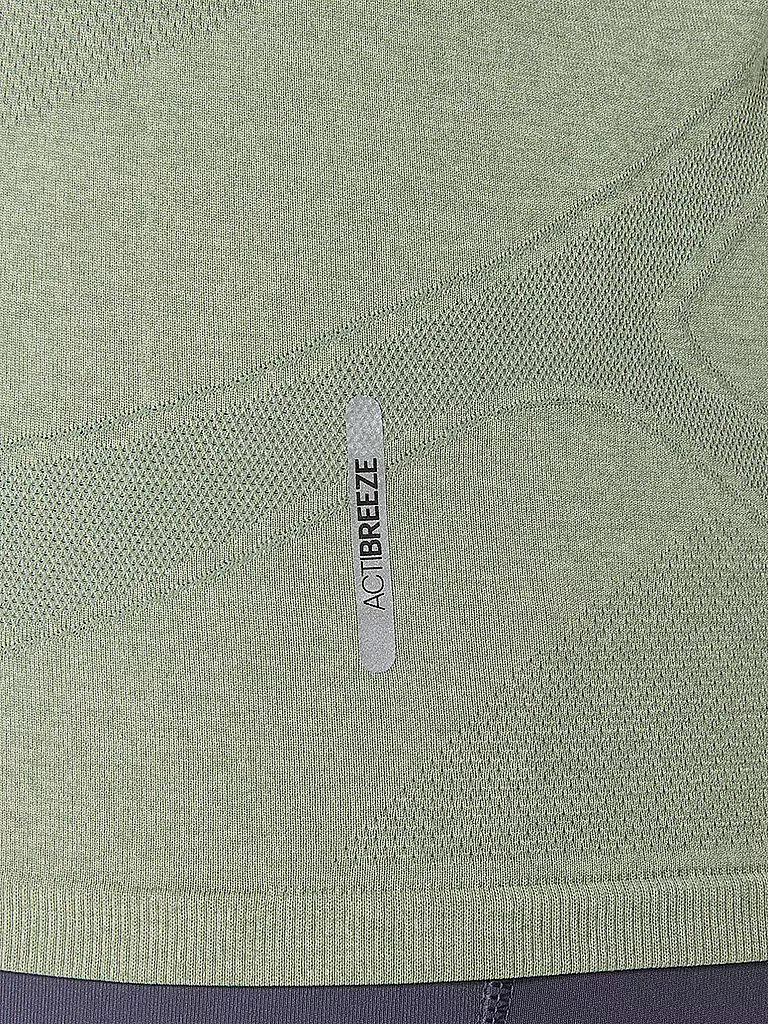 ASICS | Damen Laufshirt Road Seamless | olive