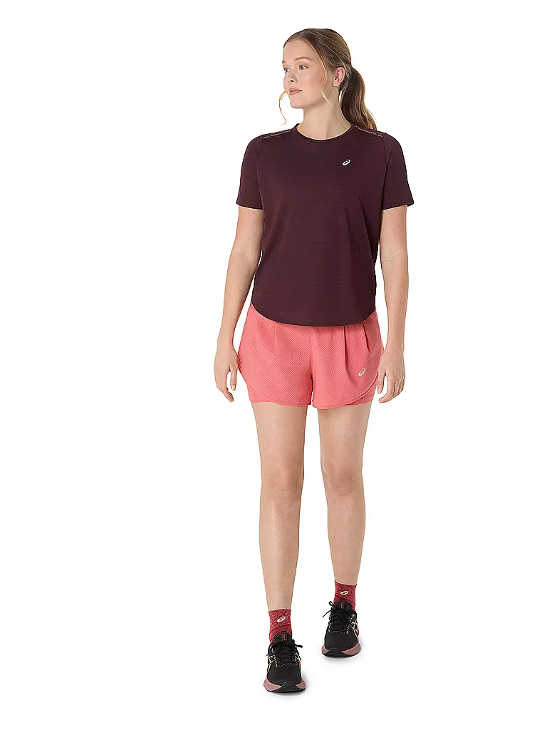ASICS | Damen Laufshirt Road SS Top | dunkelrot