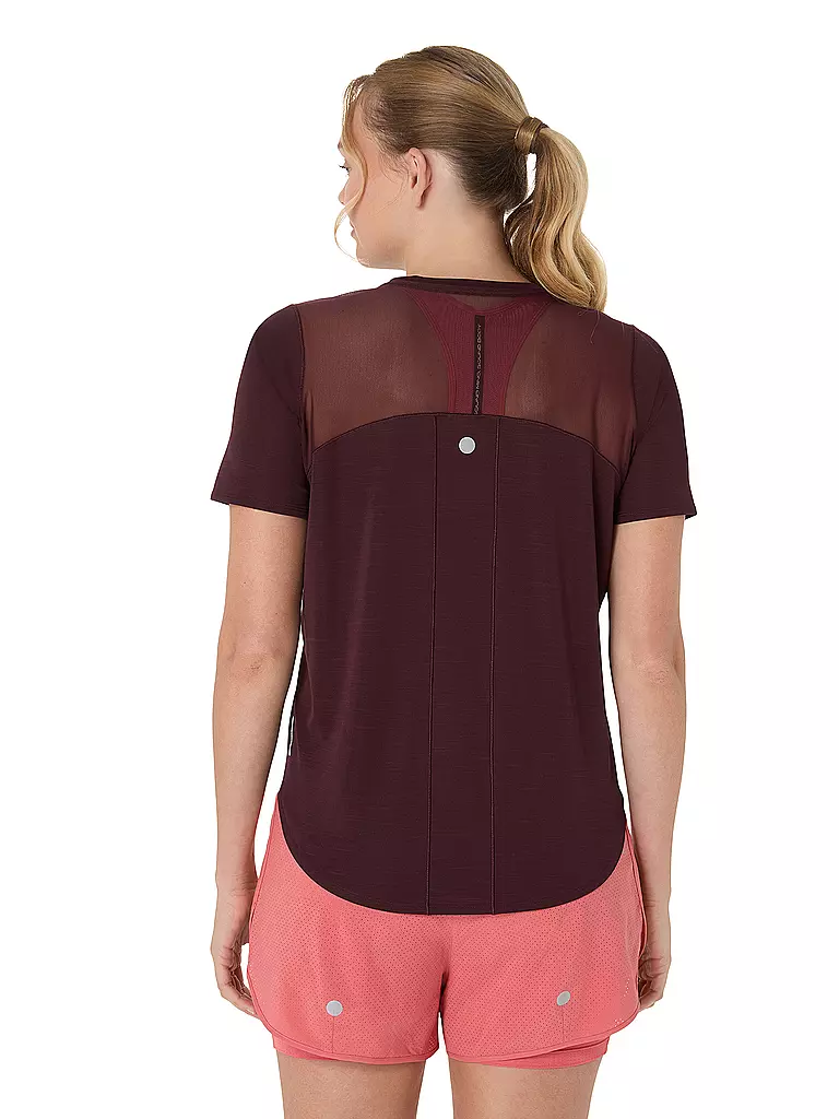 ASICS | Damen Laufshirt Road SS Top | dunkelrot