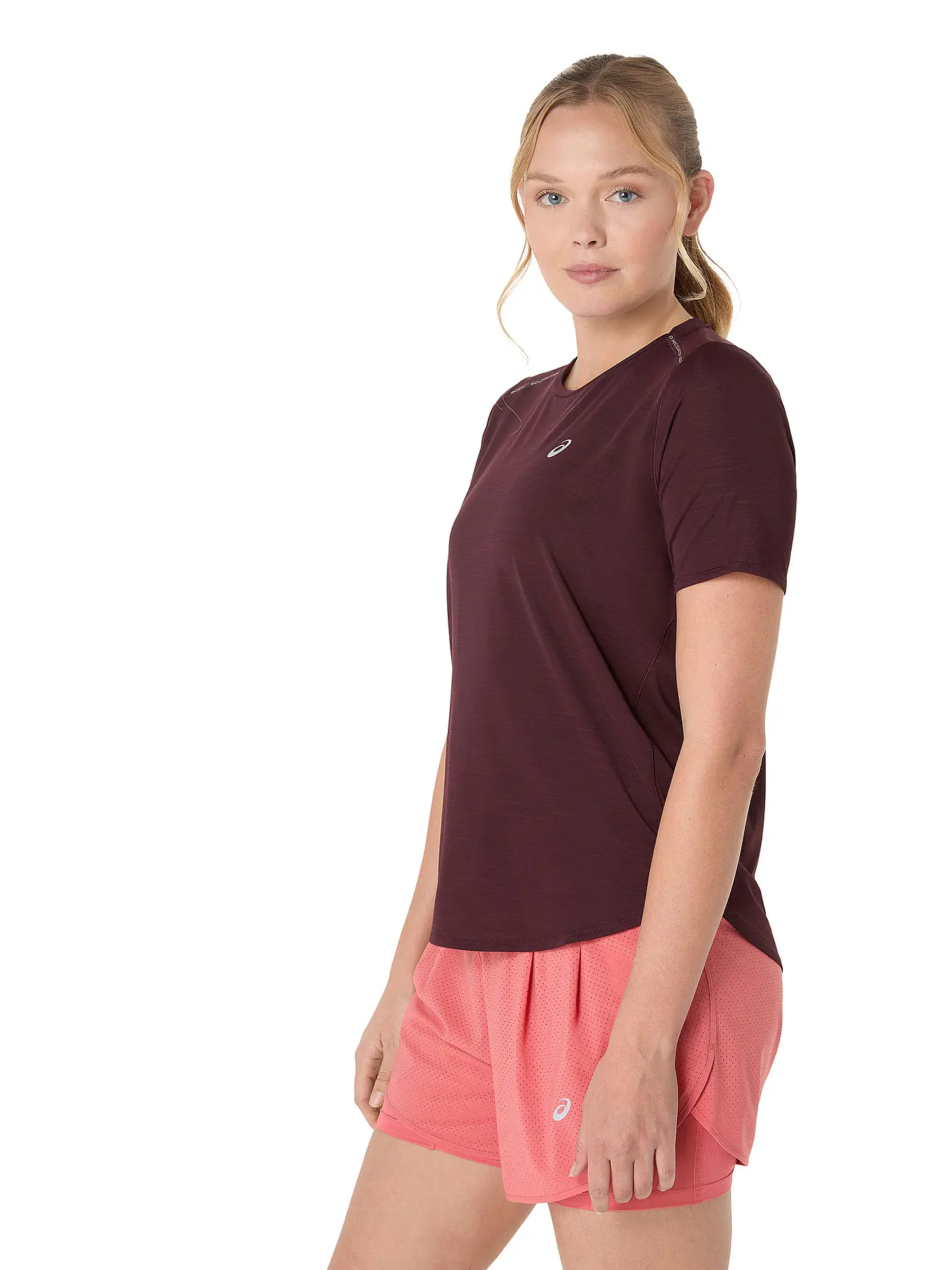 ASICS | Damen Laufshirt Road SS Top | dunkelrot