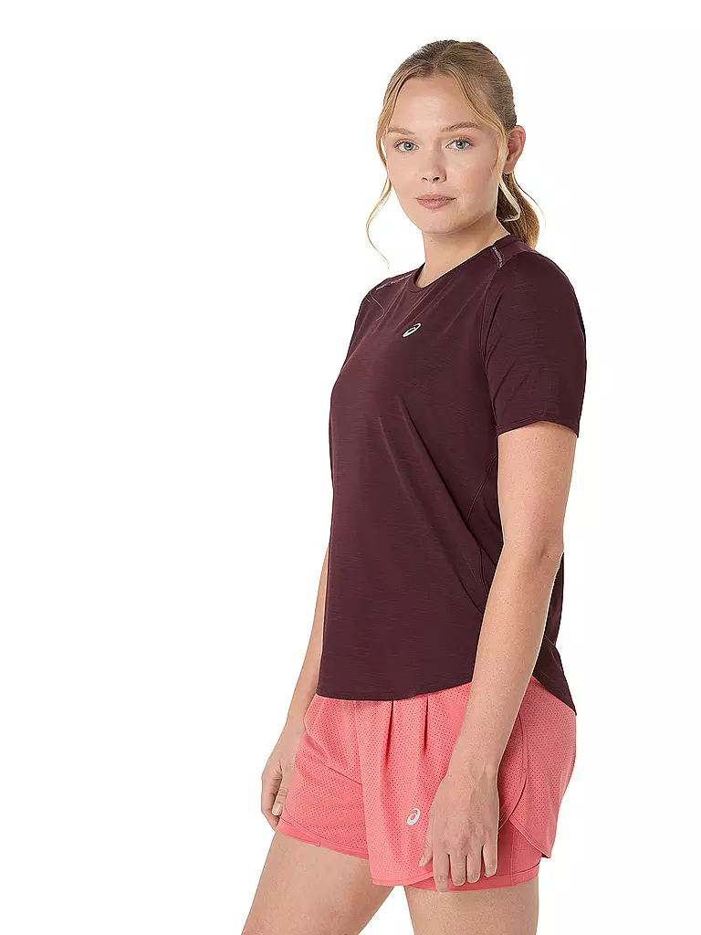 ASICS | Damen Laufshirt Road SS Top | dunkelrot