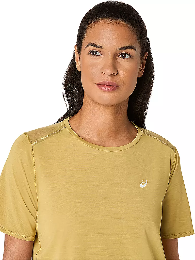 ASICS | Damen Laufshirt Road SS Top | senf