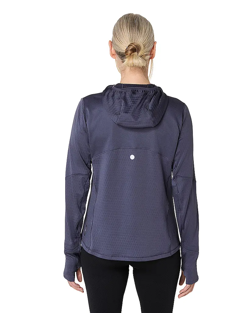 ASICS | Damen Laufshirt Road Winter Hoodie | dunkelblau
