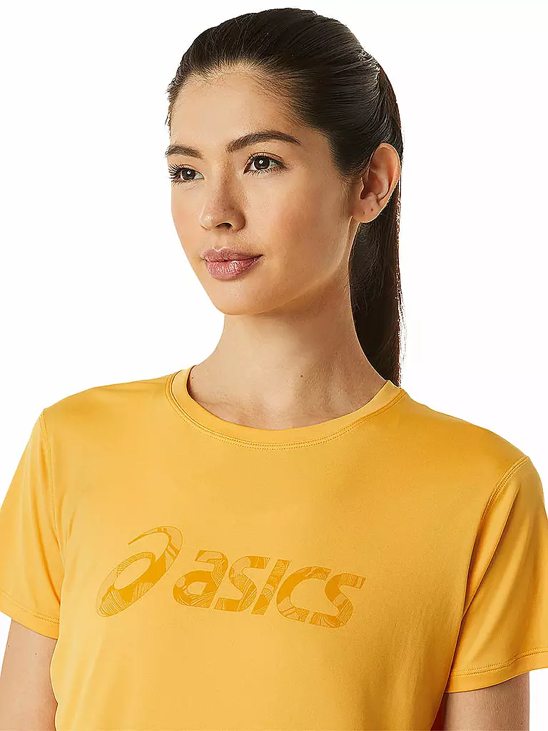 ASICS | Damen Laufshirt Runkoyo Asics Top | gelb
