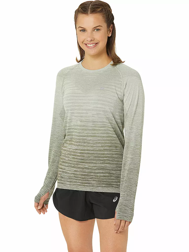 ASICS | Damen Laufshirt Seamless LS Top | olive