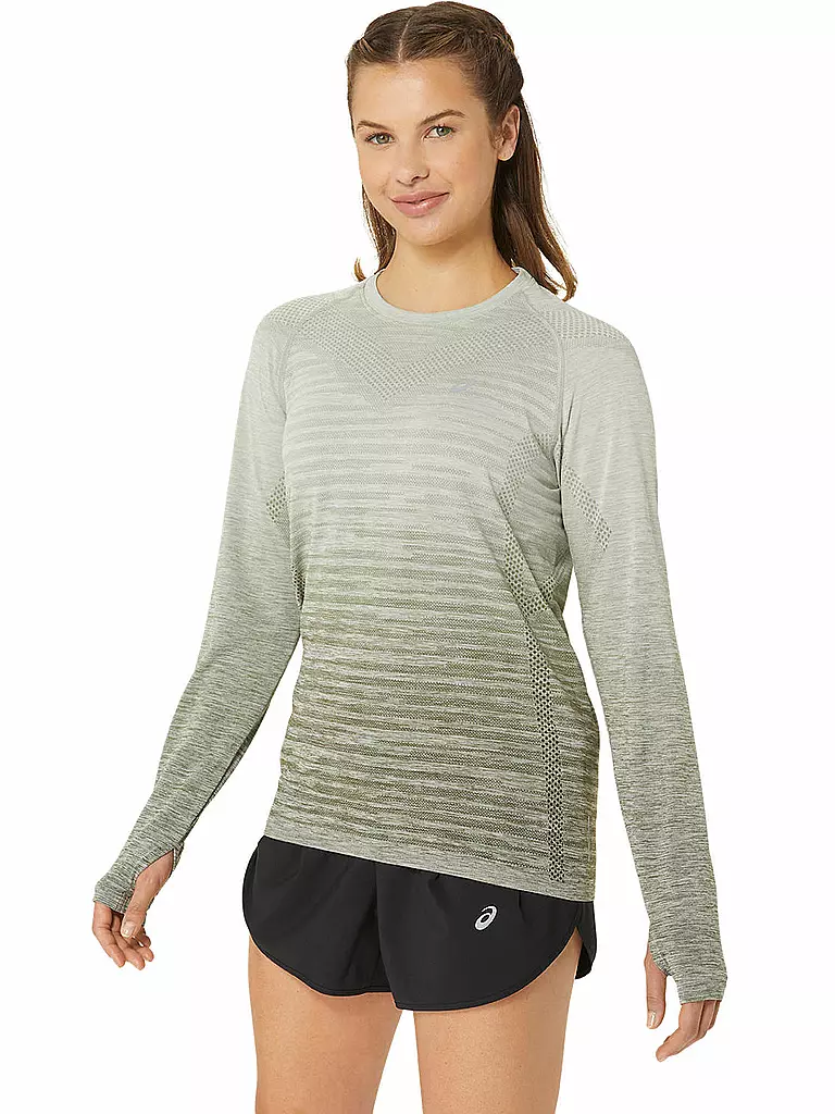 ASICS | Damen Laufshirt Seamless LS Top | olive