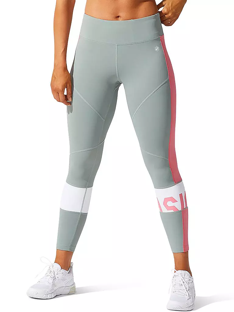 ASICS | Damen Lauftight Color Block Cropped Tight 2 | türkis