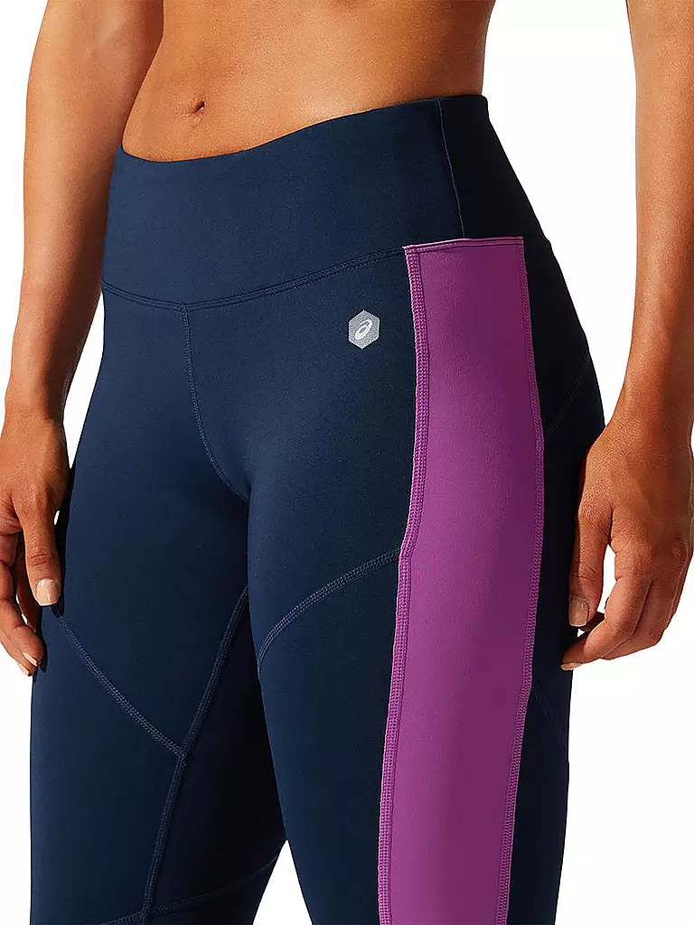 ASICS | Damen Lauftight Color Block Cropped Tight 2 | blau