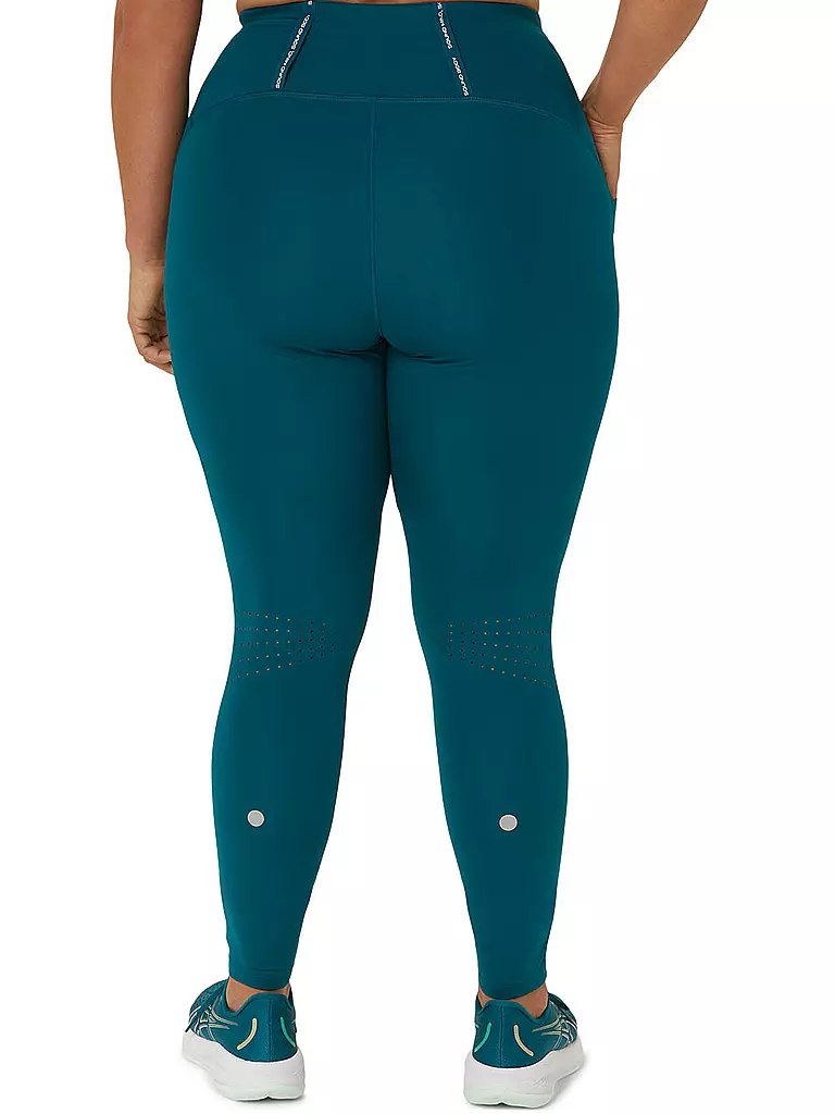 ASICS | Damen Lauftight Road High Waist | dunkelgrün