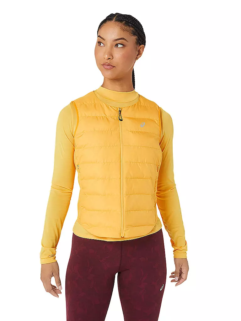 ASICS | Damen Laufweste Runkoyo Padded Vest | gelb