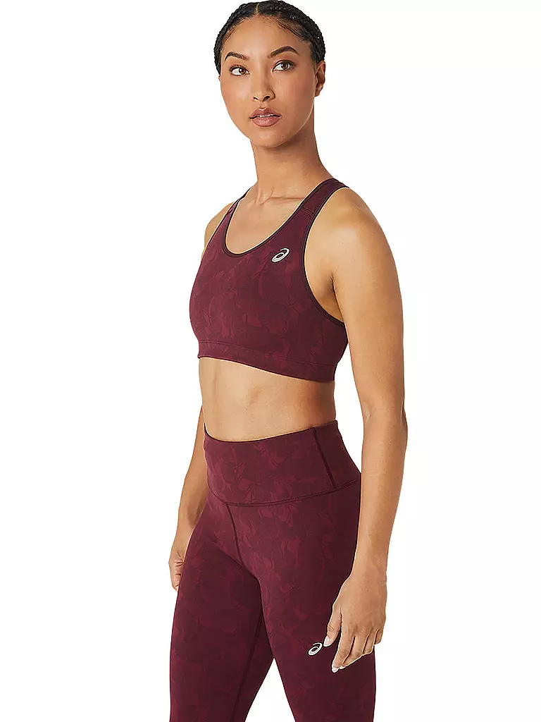 ASICS | Damen Sport-BH Runkoyo Jacquard Bra | rot