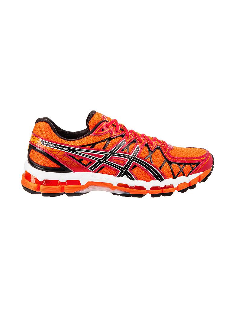 Wolkenkrabber Slip schoenen Vervallen ASICS Herren Laufschuh Gel Kayano 20 orange