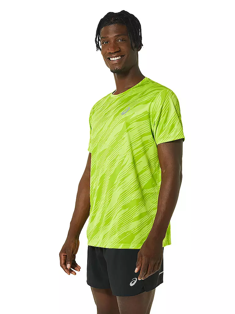 ASICS | Herren Laufshirt Core All Over Print | grün