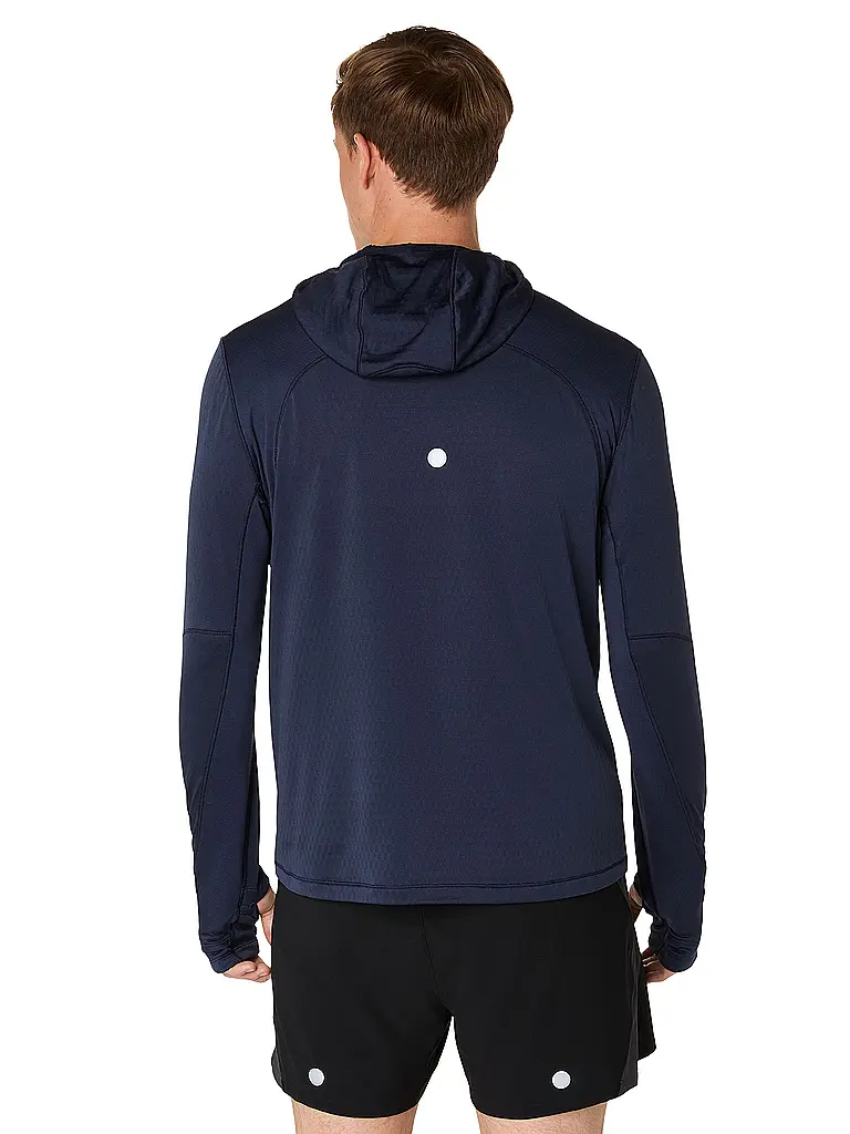 ASICS | Herren Laufshirt Hoodie Road Winter | dunkelblau