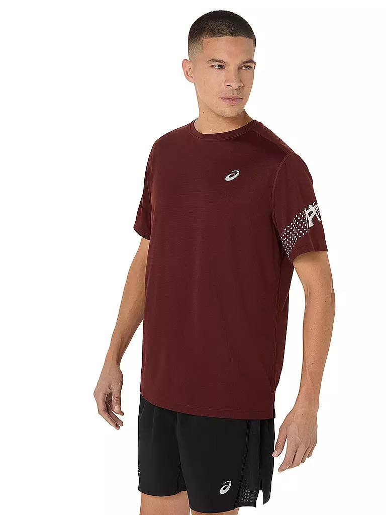 ASICS | Herren Laufshirt Icon | dunkelrot