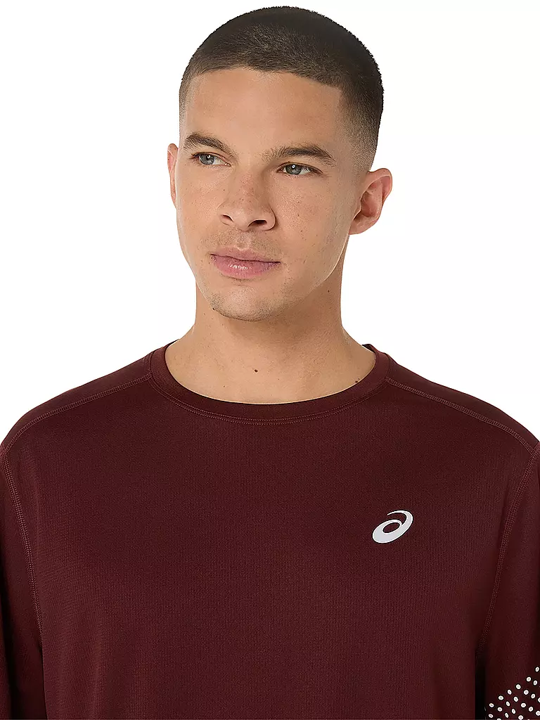 ASICS | Herren Laufshirt Icon | dunkelrot