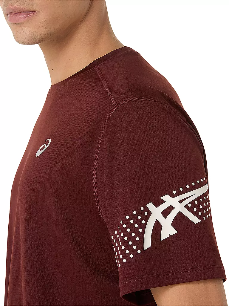 ASICS | Herren Laufshirt Icon | dunkelrot