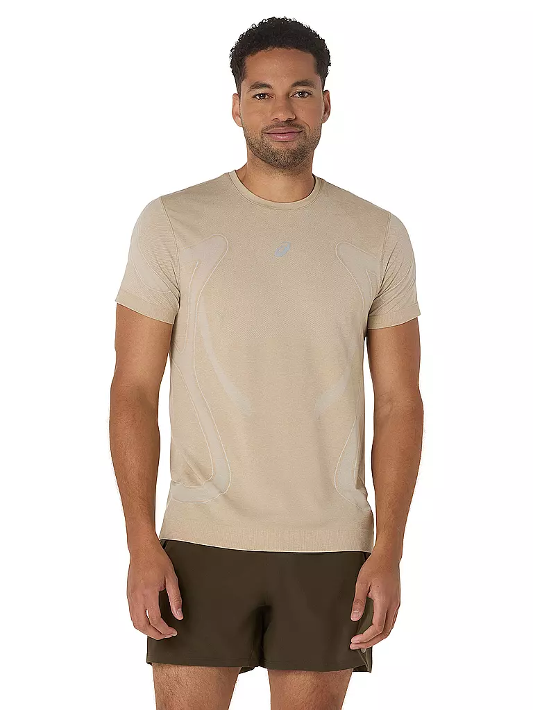 ASICS | Herren Laufshirt Road Seamless | beige