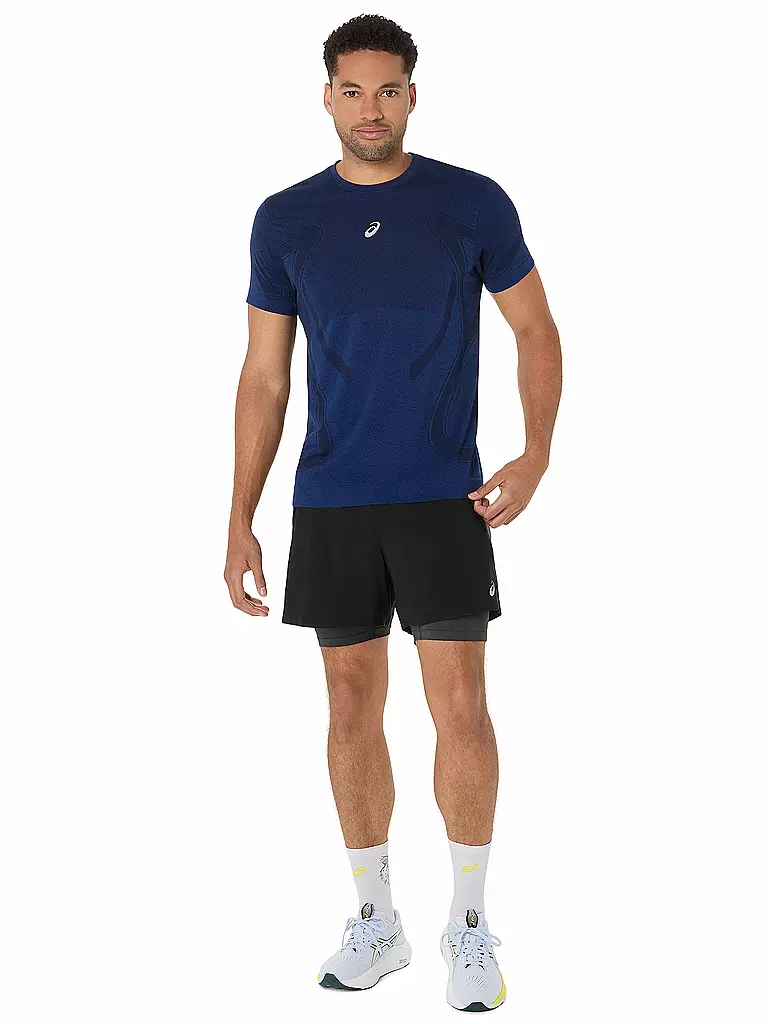 ASICS | Herren Laufshirt Road Seamless | dunkelblau