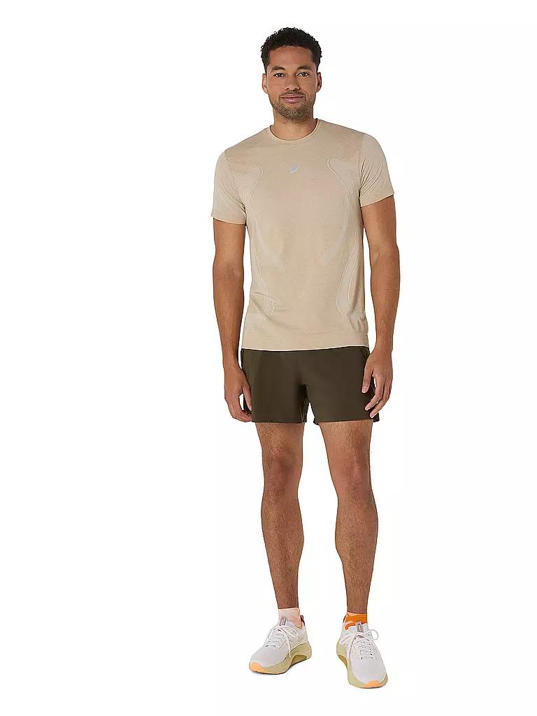 ASICS | Herren Laufshirt Road Seamless | beige