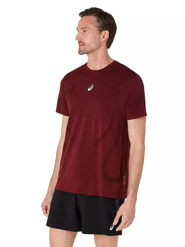 ASICS | Herren Laufshirt Road Seamless | dunkelrot