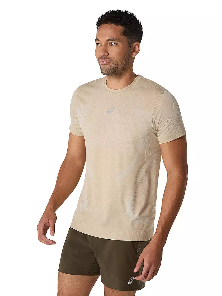 ASICS | Herren Laufshirt Road Seamless | beige