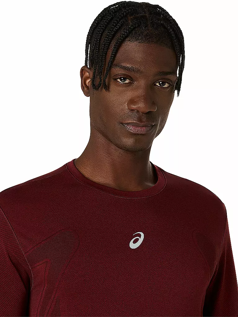 ASICS | Herren Laufshirt Road Seamless | dunkelrot