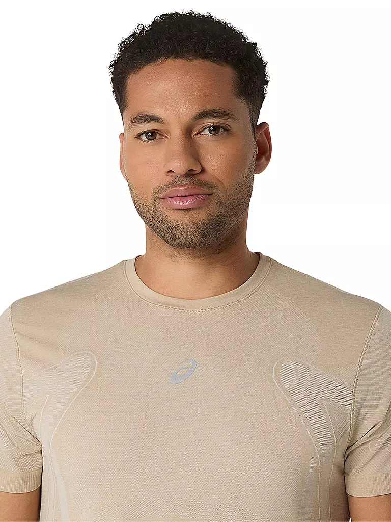 ASICS | Herren Laufshirt Road Seamless | beige