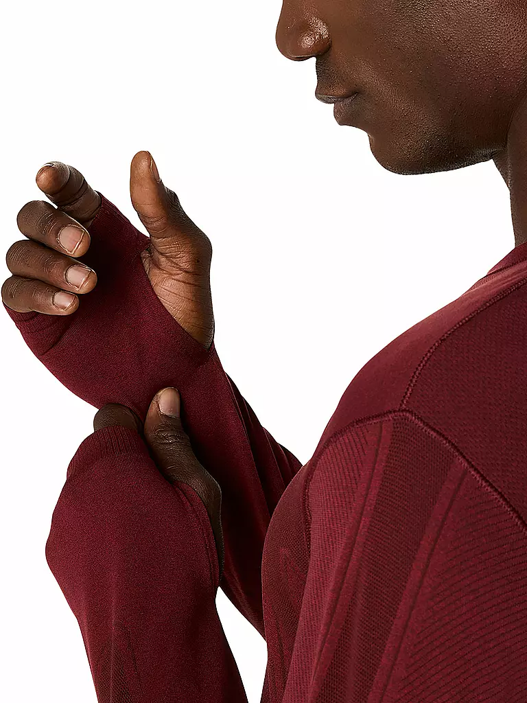 ASICS | Herren Laufshirt Road Seamless | dunkelrot
